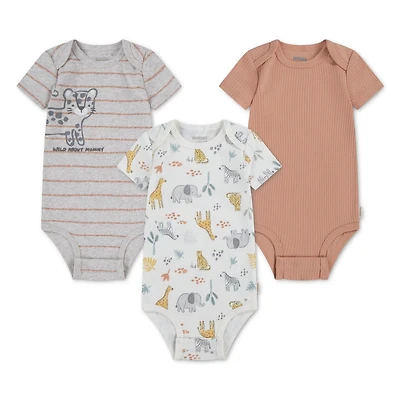 Huggies Baby Boys' Layette 3-Pack Bodysuits