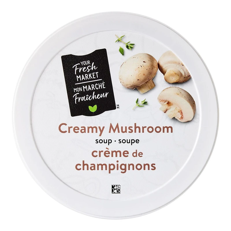 Soupe crème de champignons Mon marché fraîcheur