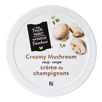 Soupe crème de champignons Mon marché fraîcheur