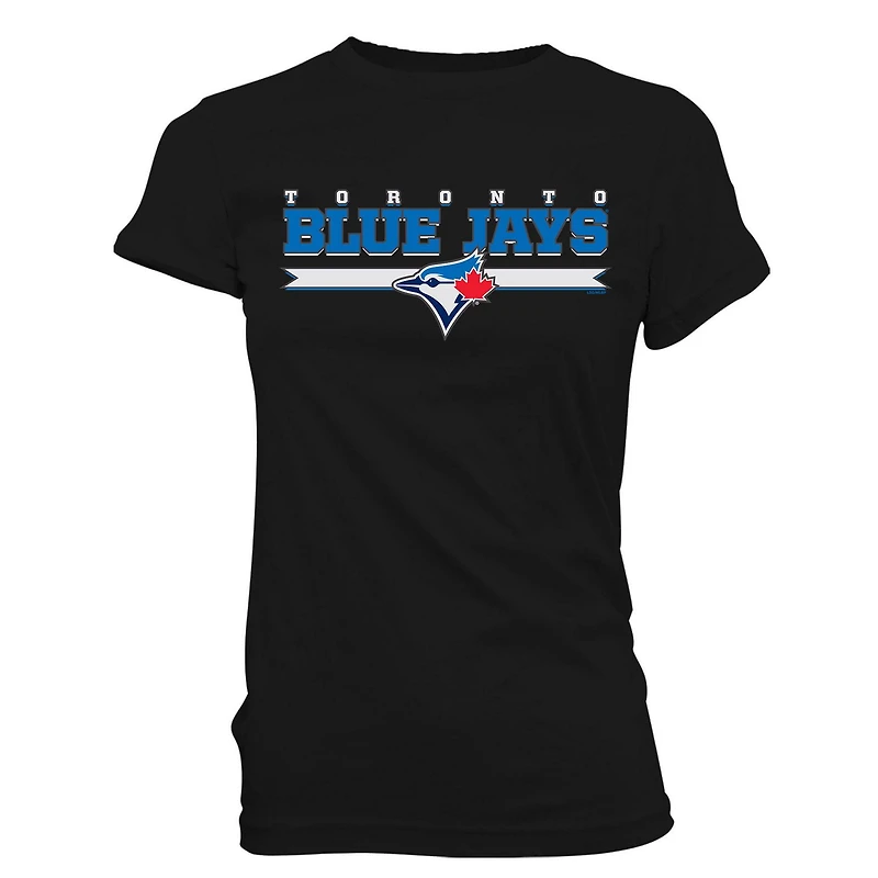 Blue Jays Ladies Short Crew Shirt