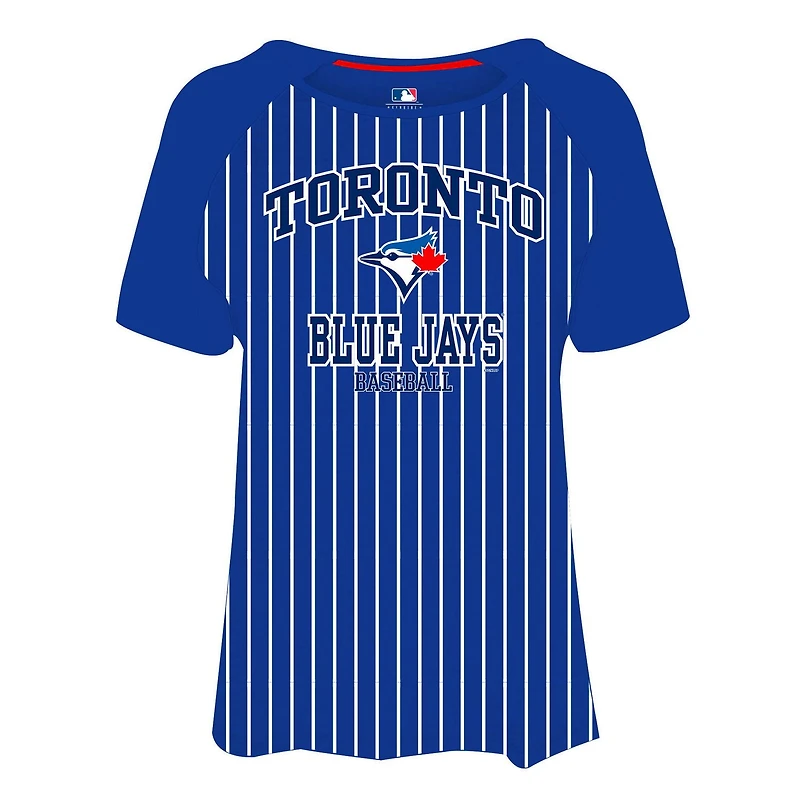 Blue Jays Ladies Short Crew Shirt