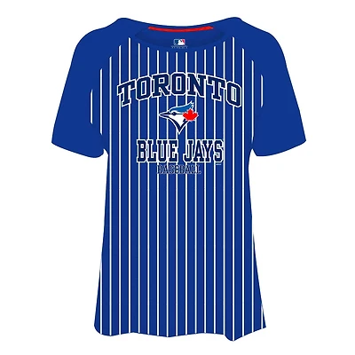 Blue Jays Ladies Short Crew Shirt