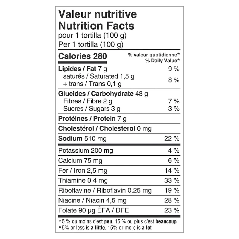 POM® XL Burrito Tortillas, 600 g 600 g