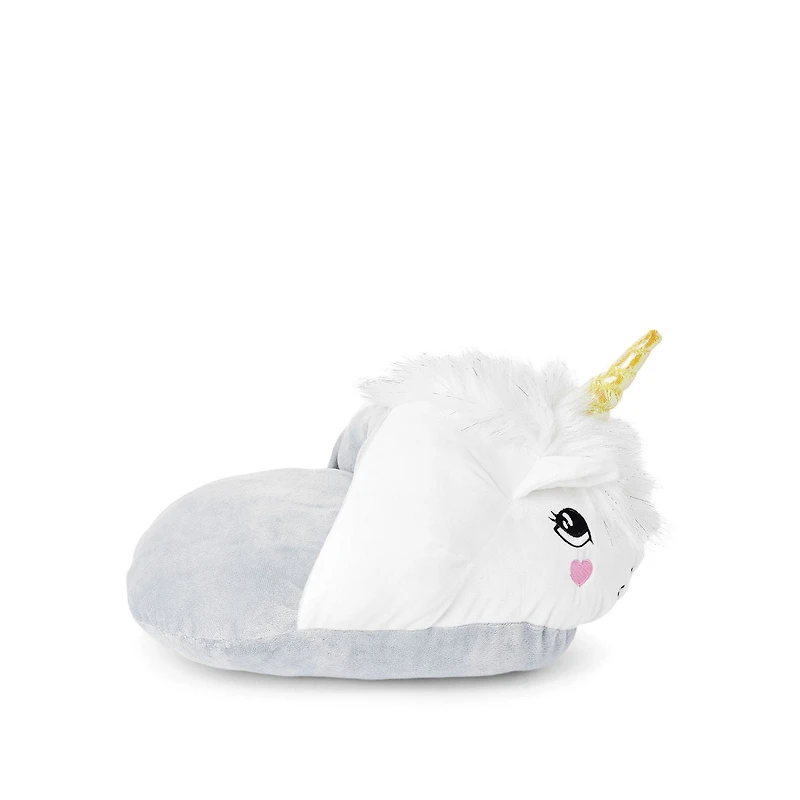 George Girls' Unicorn Toezies Slipper