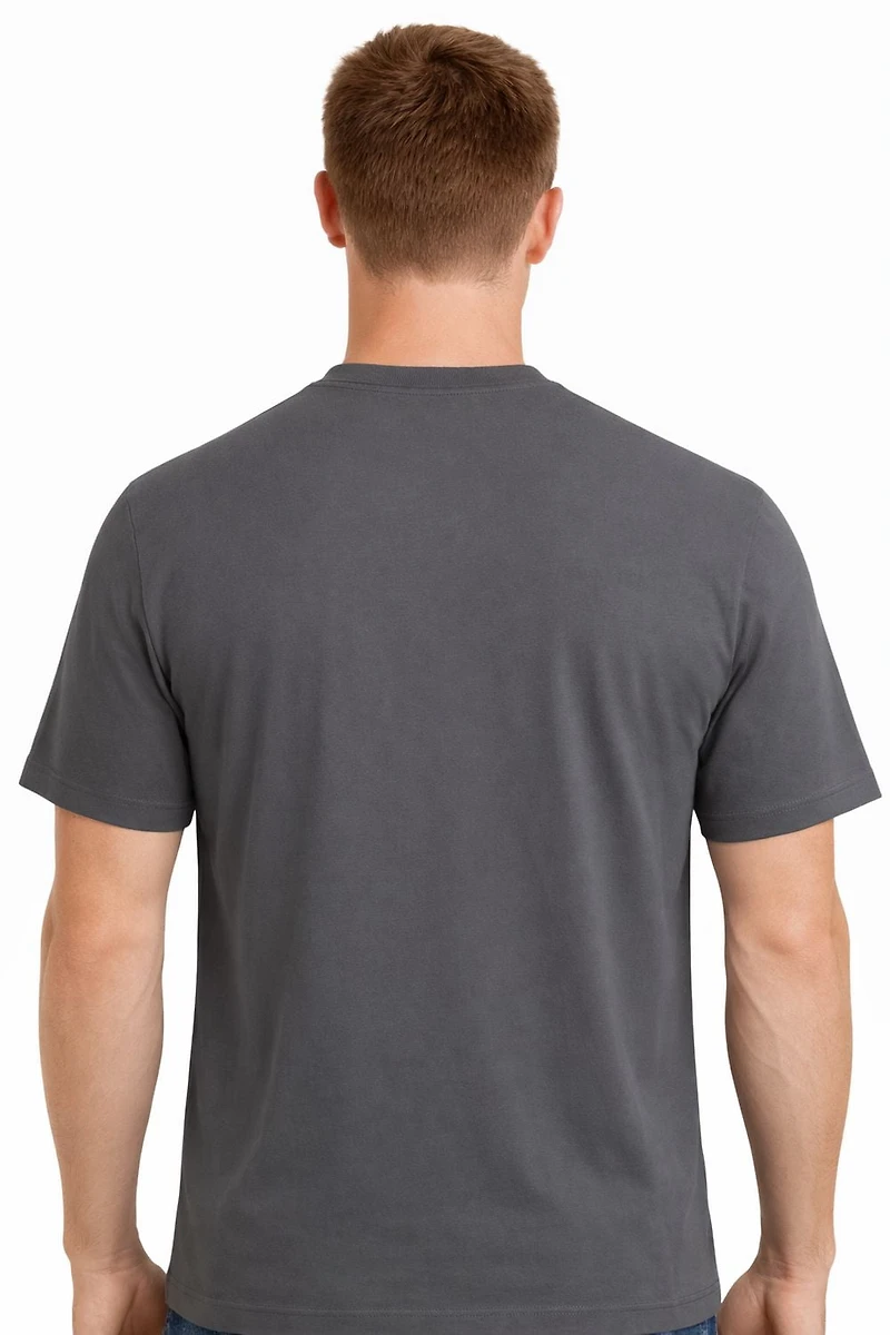 T-shirt noir pour homme avec motif Real Tree