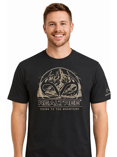 Men's Real Tree graphic T shirt