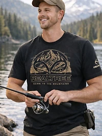 Men's Real Tree graphic T shirt