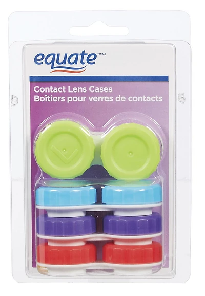 Boitiers pour verres de contacts Equate 4 pcs