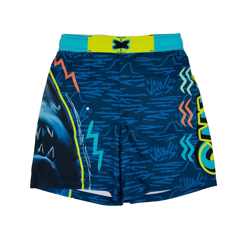 Jaws Boys swim shorts with elastic waist band