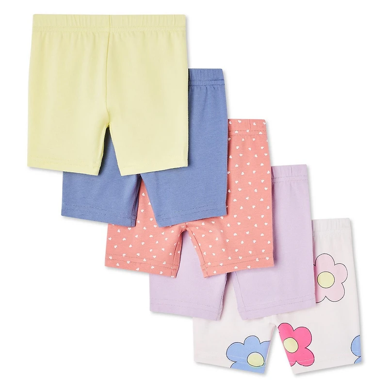 Lot de 5 shorts de vélo George pour bébés filles