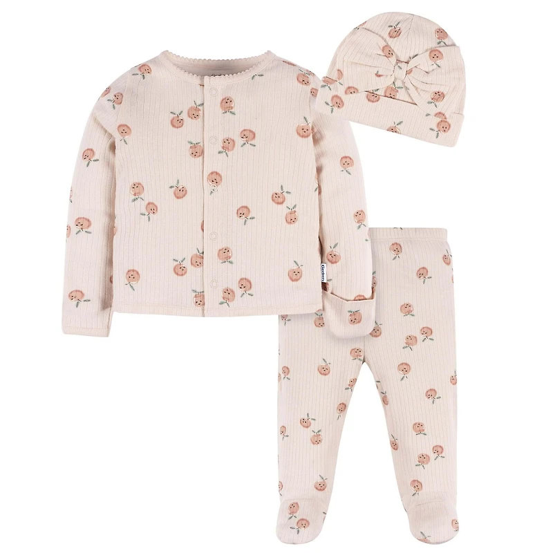 Gerber - 3 piece Take Me Home Set - Peach, 3 piece