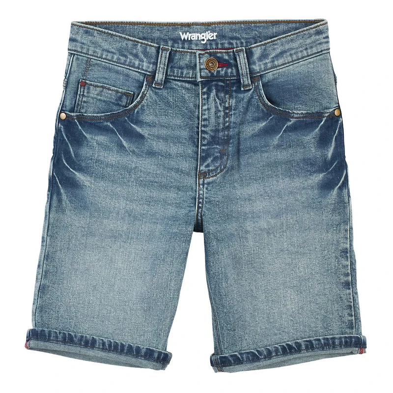 Wrangler Short en Denim 5 Poches Pour Garçon