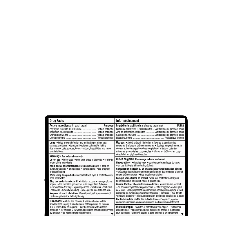 POLYSPORIN® COMPLET, Onguent antibiotique, 15 g 15g