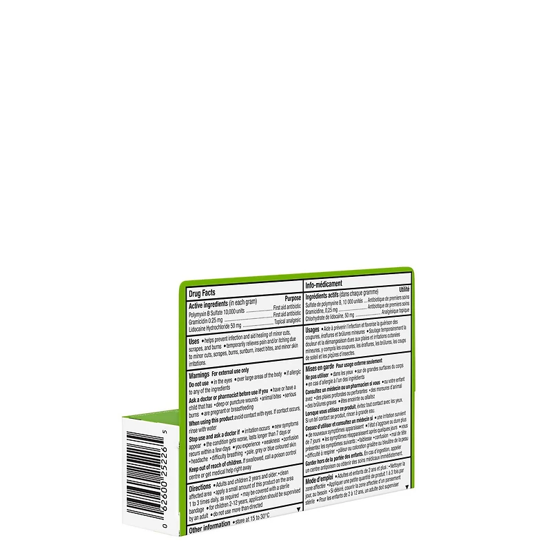 Polysporin pour enfants Crème antibiotique, 15 g 15 g