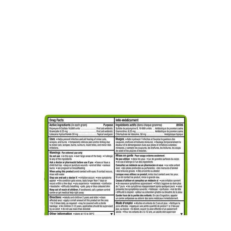 Polysporin pour enfants Crème antibiotique, 15 g 15 g