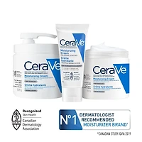 CeraVe Moisturizing Cream with 3 Ceramides and Hyaluronic Acid | Daily Face, Body and Hand Moisturizer for Normal to Dry Skin, Women & Men | Non-Comedogenic, Oil-free, and Fragrance Free - Travel Size, 57 G, 57g