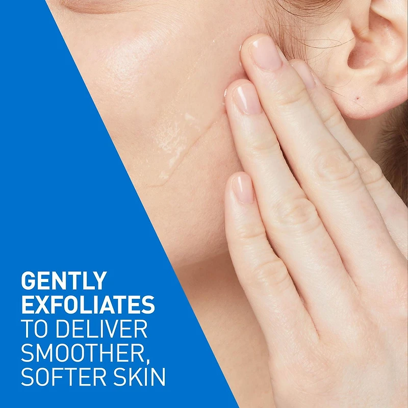 CeraVe SA Cleanser, Salicylic Acid Exfoliating Face Wash with Vitamin D and Ceramides for Rough Bumpy Skin, 237mL