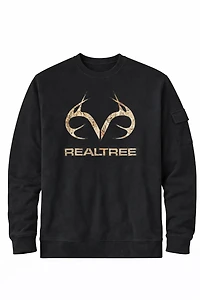 Men's Real Tree long sleeve graphic sweatshirt