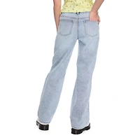 My Sister's Closet Girls' Bow Rivet Wide Leg Jean