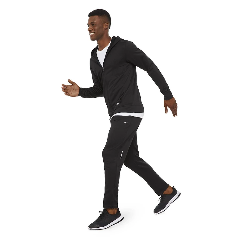 Chandail à capuchon avec fermeture éclair intégrale Athletic Works pour hommes
