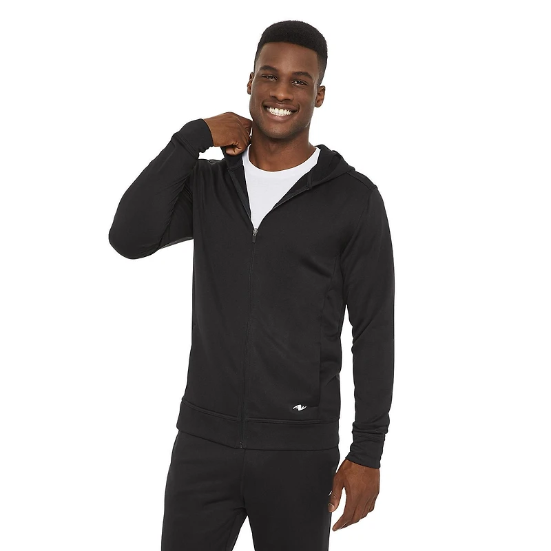Chandail à capuchon avec fermeture éclair intégrale Athletic Works pour hommes