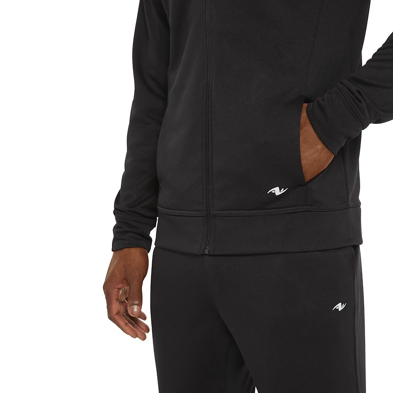 Chandail à capuchon avec fermeture éclair intégrale Athletic Works pour hommes