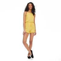 No Boundaries Women's Cami Romper