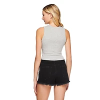 No Boundaries Women's Rib Tank Top