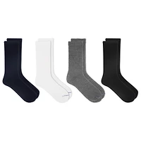 Dr. Scholl's Women's Cushioned Diabetic and Circulatory Crew Socks - 4 Pair Pack
