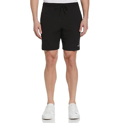 Grand Slam Tennis Men's Solid Athletic Tennis 9" Short With Drawstring, Grand Slam Tennis Shorts