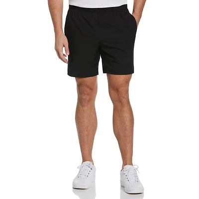 Grand Slam Tennis Solid Athletic Tennis Short 17,8 cm avec cordon de serrage pour homme