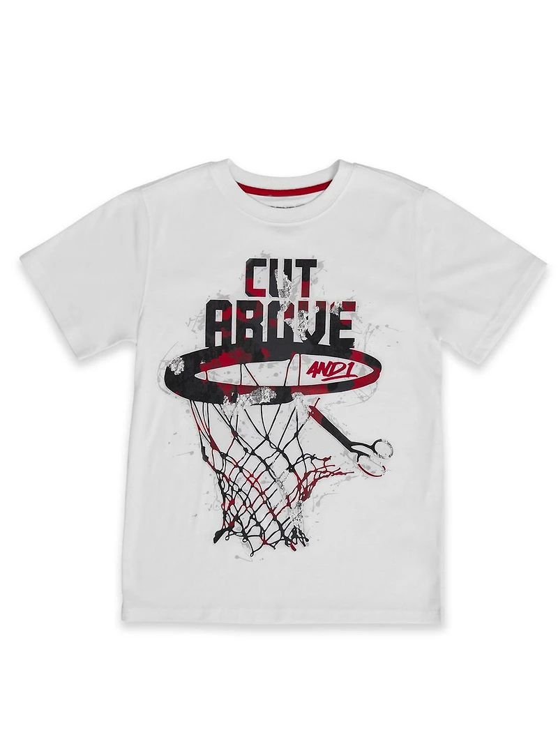 AND1 Boys' Cut Above Graphic Tee