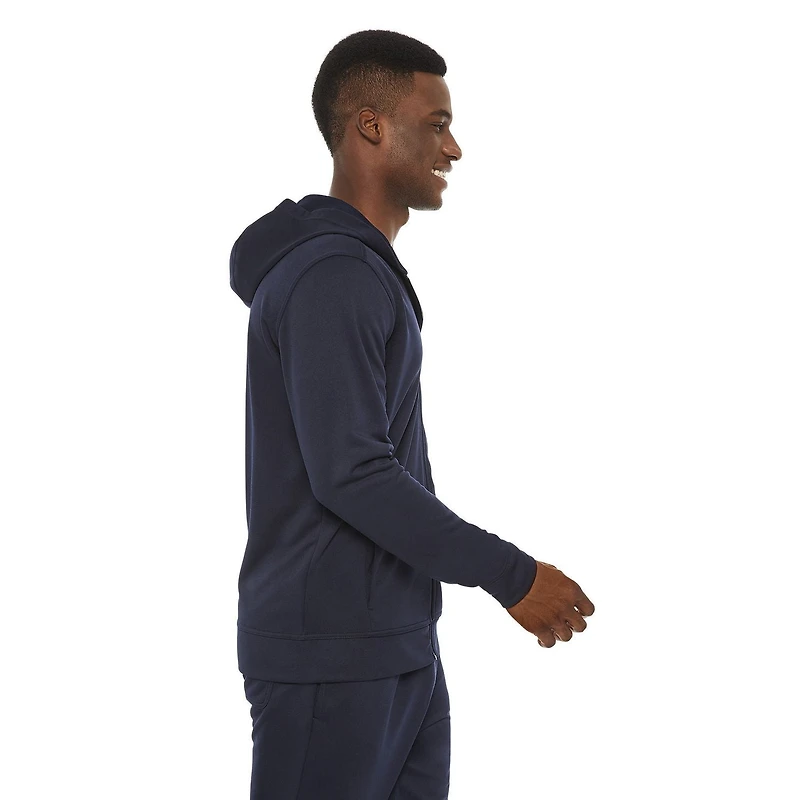 Chandail à capuchon avec fermeture éclair intégrale Athletic Works pour hommes