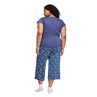 Pyjama 2 pièces avec capri George Plus pour femmes