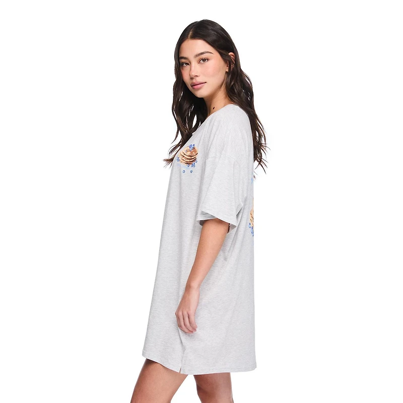 No Boundaries Women's Short-Sleeve Sleep T-Shirt