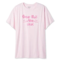 No Boundaries Women's Short-Sleeve Sleep T-Shirt
