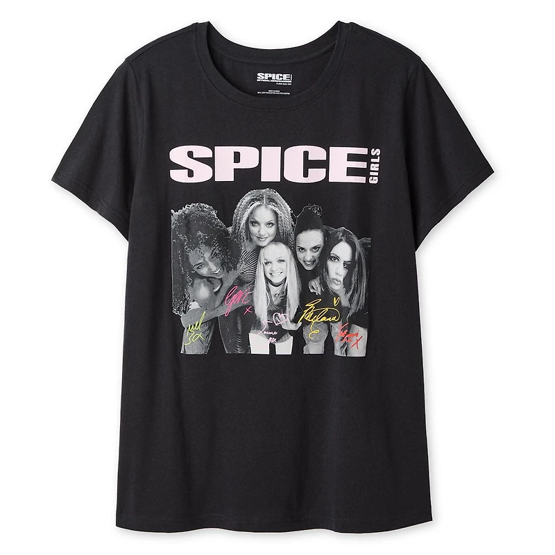 Spice Girls Women's Plus Graphic T-Shirt