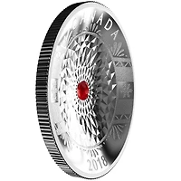 Pièce en argent pur avec cristal SwarovskiMD - Décoration traditionnelle des Fêtes