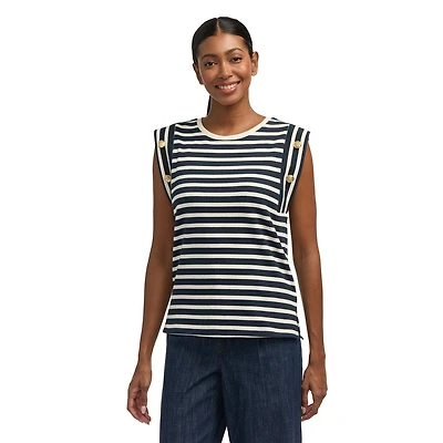 Top en tricot rayé de Mexx pour femmes