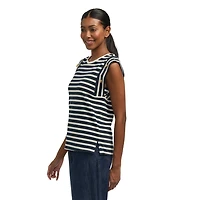 Top en tricot rayé de Mexx pour femmes