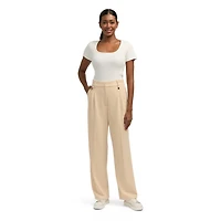 Mexx Women’s High Waisted Wide Leg Pant