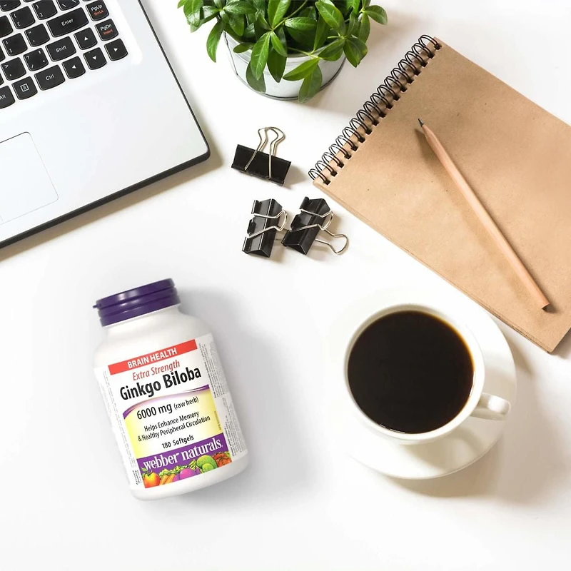 Ginkgo Biloba Extra-fort  6 000 mg (plante brute)