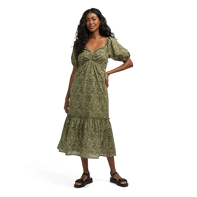 Robe longue à motif floral Mexx pour femmes XS-XXL