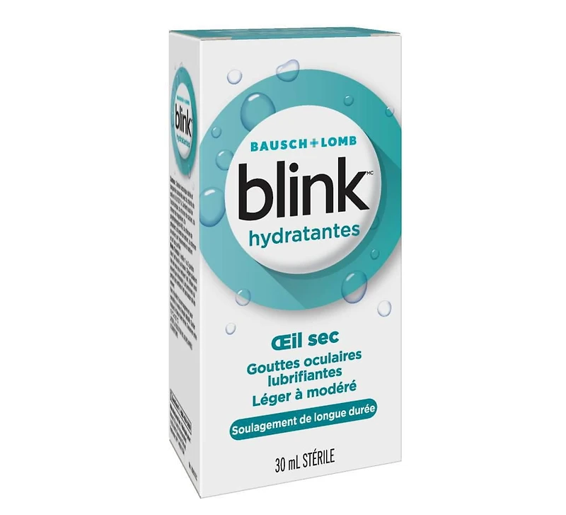 Blink Moisturizing Lubricant Eye Drops Value Pack, 30 mL