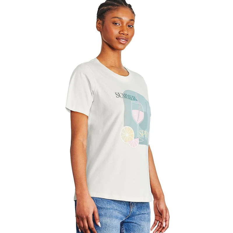 T-shirt à encolure ras du cou George pour femmes