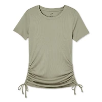 T-shirt ruché sur les côtés George pour femmes