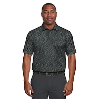 Ben Hogan Performance Men's Confetti Print Short Sleeve Golf Polo Shirt