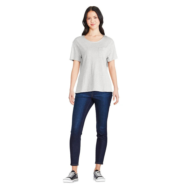 T-shirt de coupe décontractée George pour femmes Tailles TP–TTG