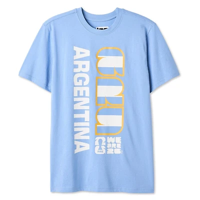 T-shirt Coupe du monde FIFA 2026 Argentine pour hommes