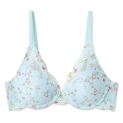 Soutien-gorge en dentelle à coques et armature George pour femmes